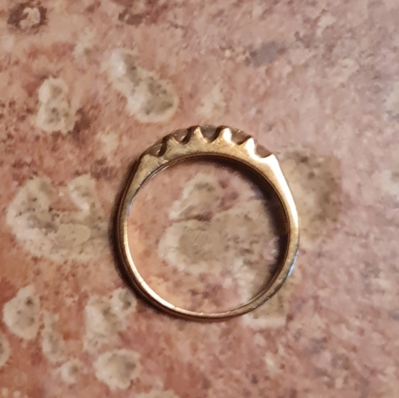 Diamond & 14K Yellow Gold Channel Set Ring .20 TW - Picture 6 of 6